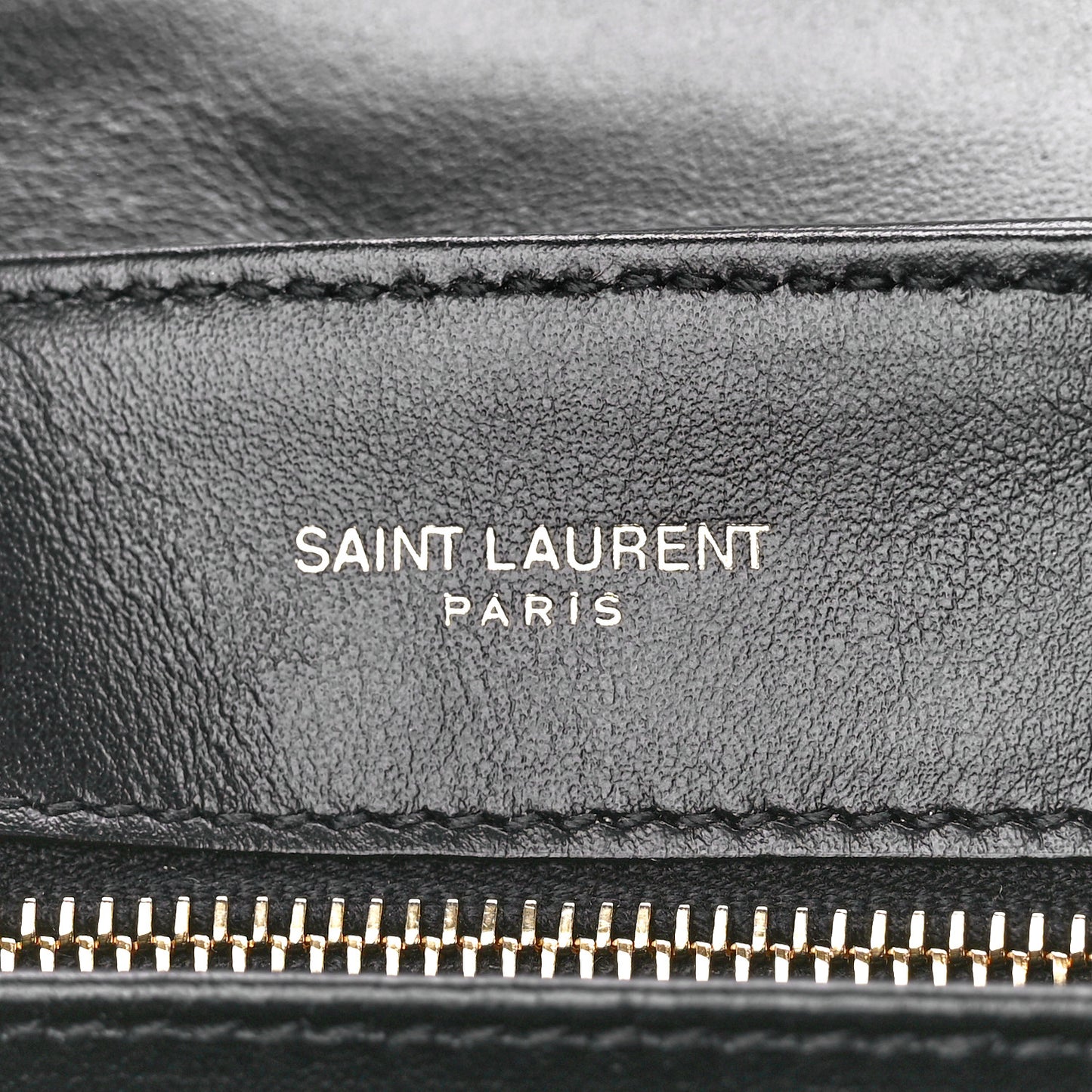 Calfskin Y Quilted Monogram Toy Loulou Crossbody Bag Black