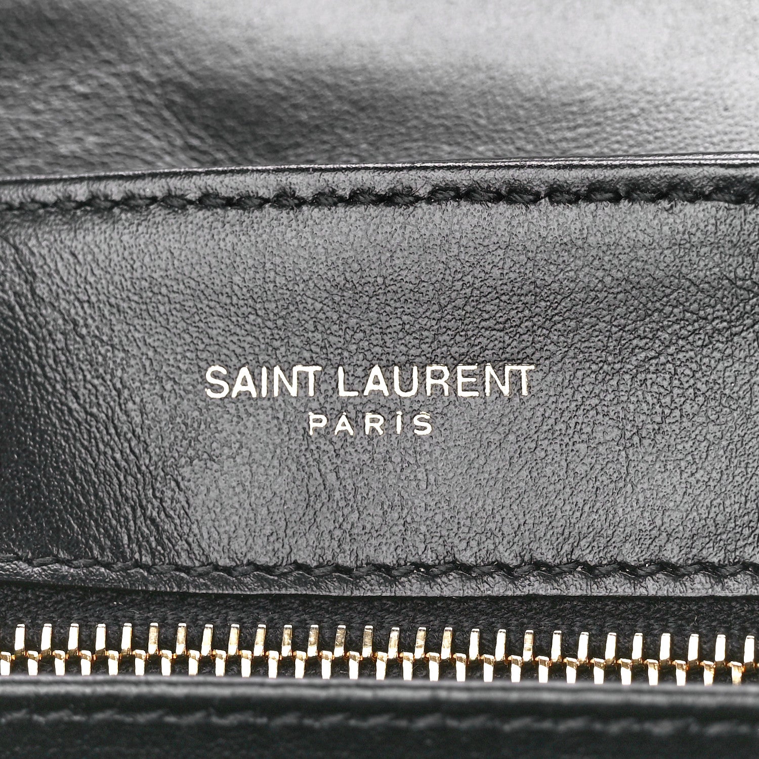 Saint Laurent Calfskin Y Quilted Monogram Toy Loulou Crossbody Bag Black 6 of 12
