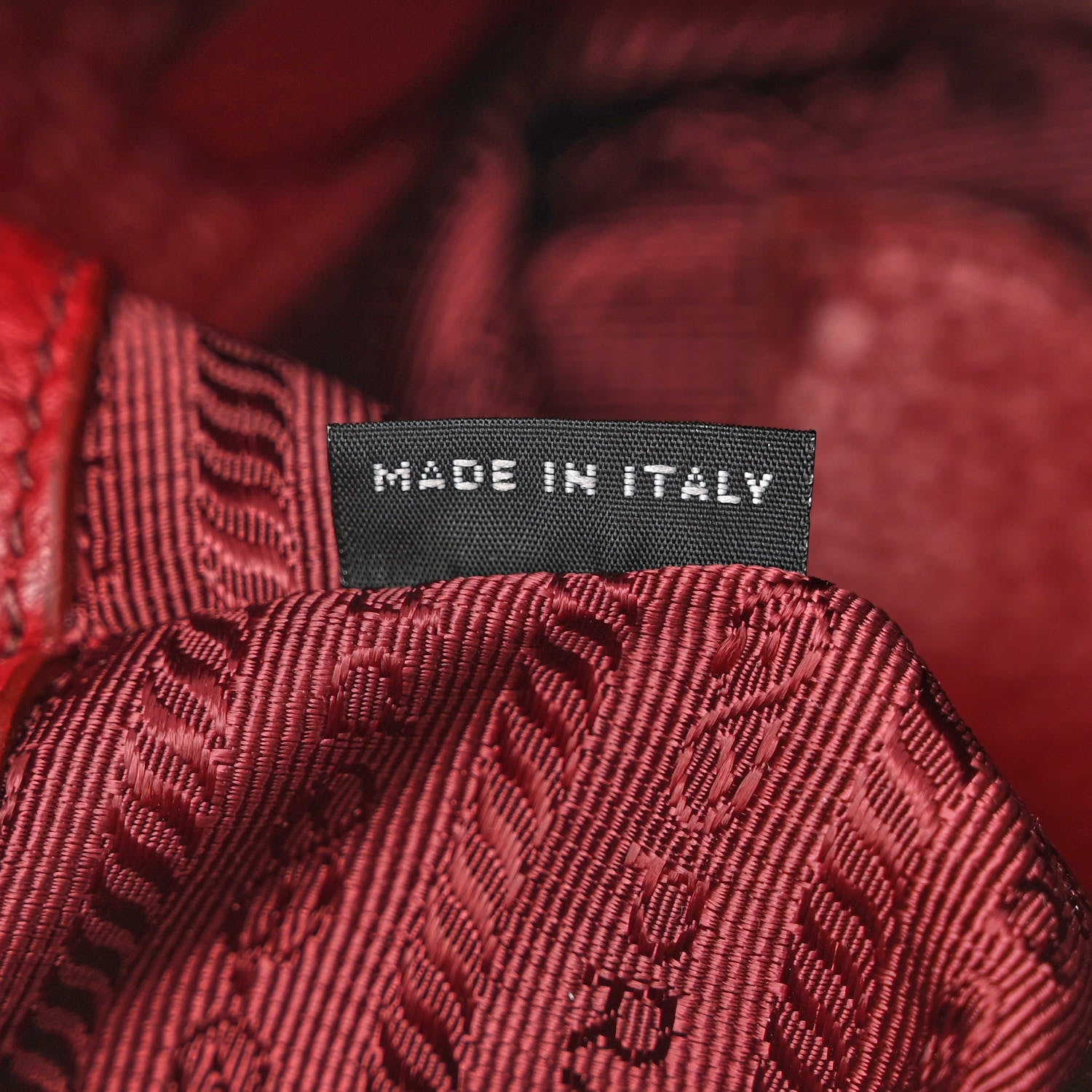 Prada Vitello Daino Tote Cerise 7 of 11