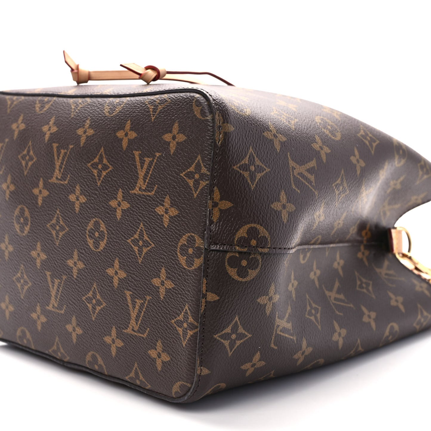 Monogram Braided Neonoe MM Peach Cream