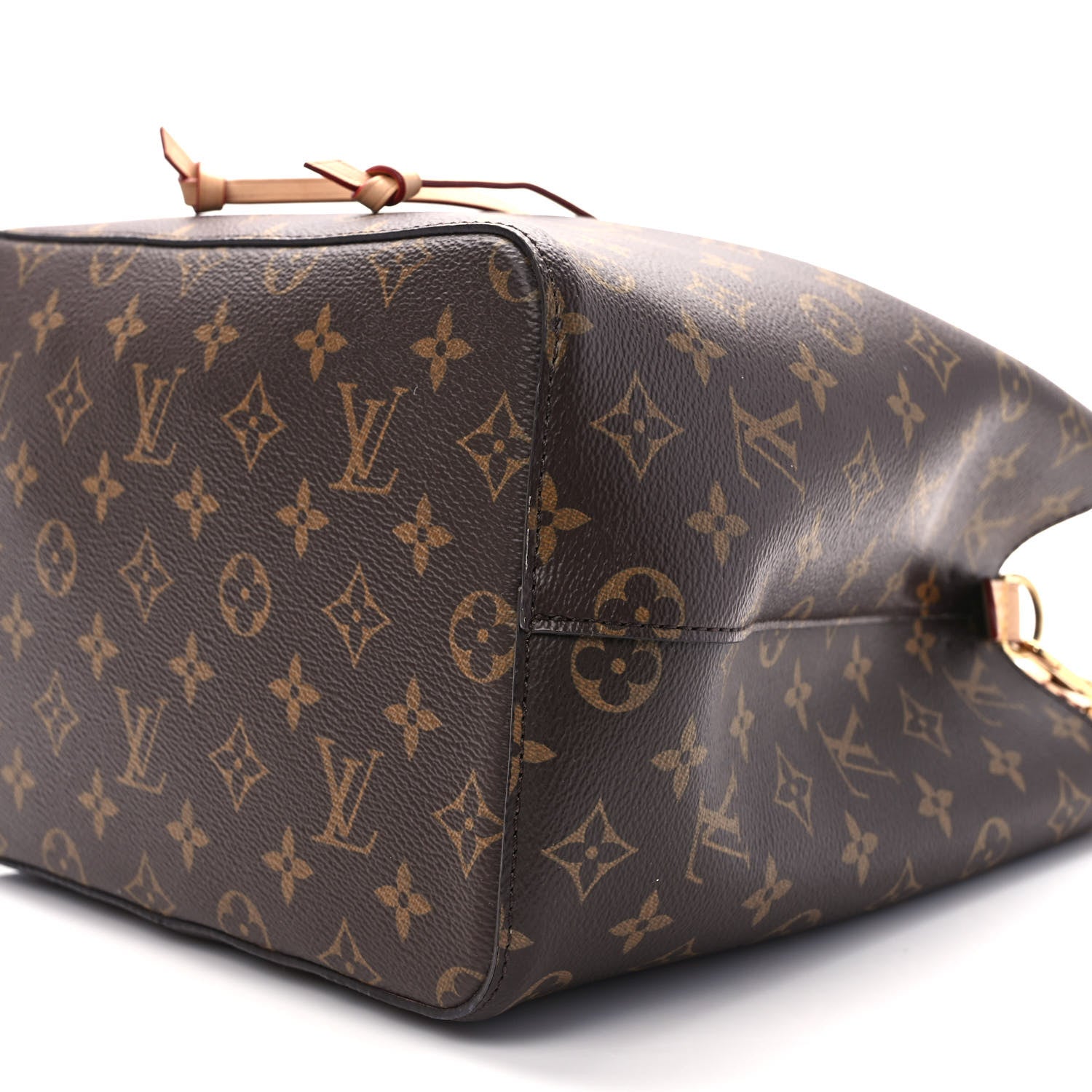 Louis Vuitton Monogram Braided Neonoe MM Peach Cream 9 of 9