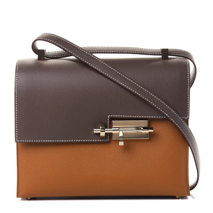 Hermes Epsom Bi-Color Verrou 21 Sesame Etoupe 1 of 4