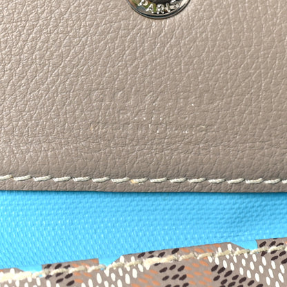 Goyard Goyardine Saint Louis Claire Voie PM Grege Turquoise 7 of 11