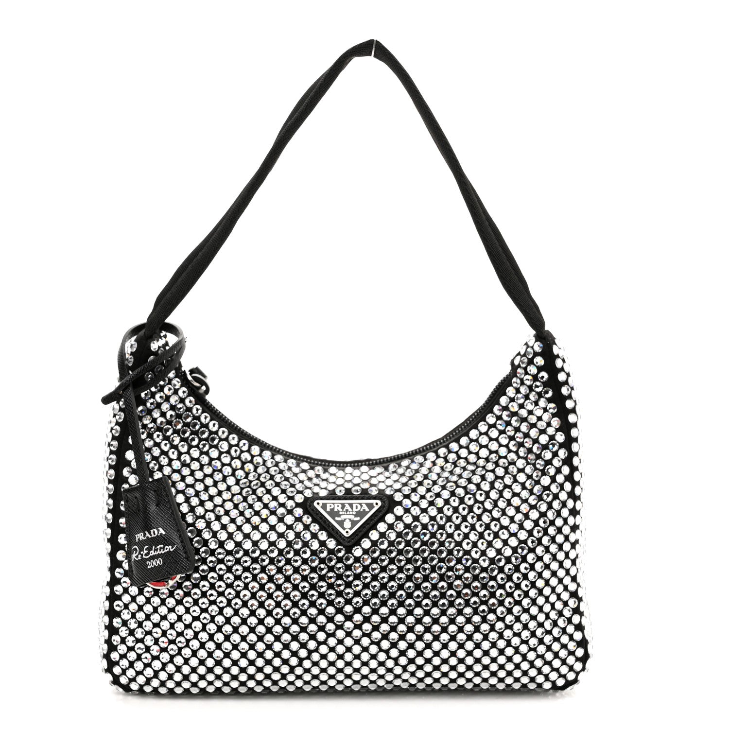 Prada Satin Crystal Mini Re-Edition 2000 Bag Cristal 1 of 10