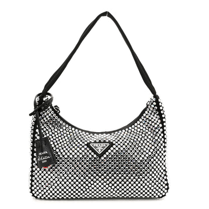 Prada Satin Crystal Mini Re-Edition 2000 Bag Cristal 1 of 10