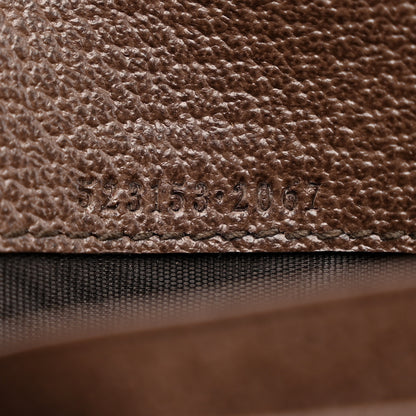 Gucci GG Supreme Monogram Web Ophidia Continental Wallet Brown 7 of 8