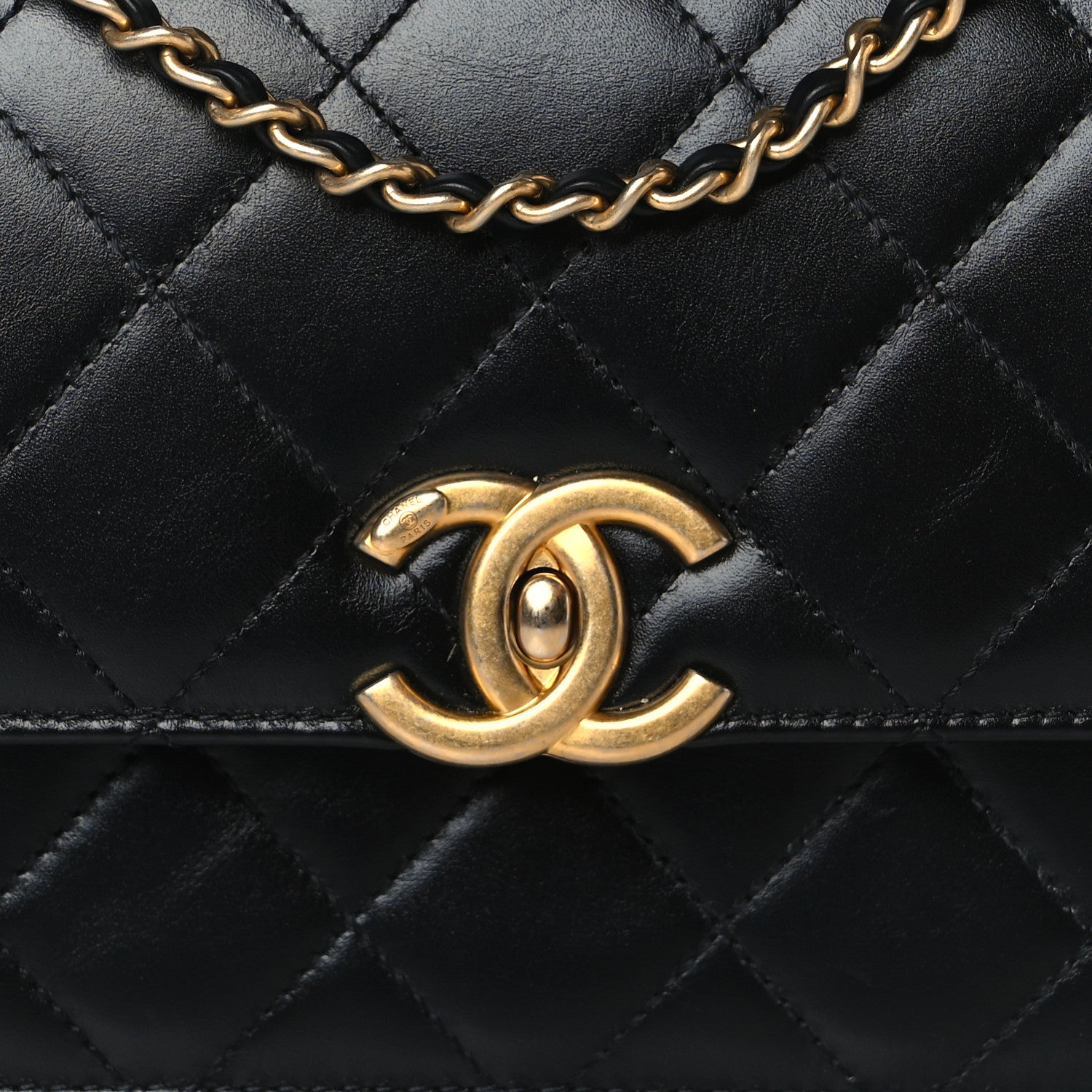 Chanel Calfskin Quilted Perfect Fit Flap Black 7 of 9