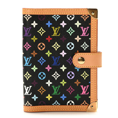 Louis Vuitton Monogram Multicolor Agenda PM Black 1 of 6