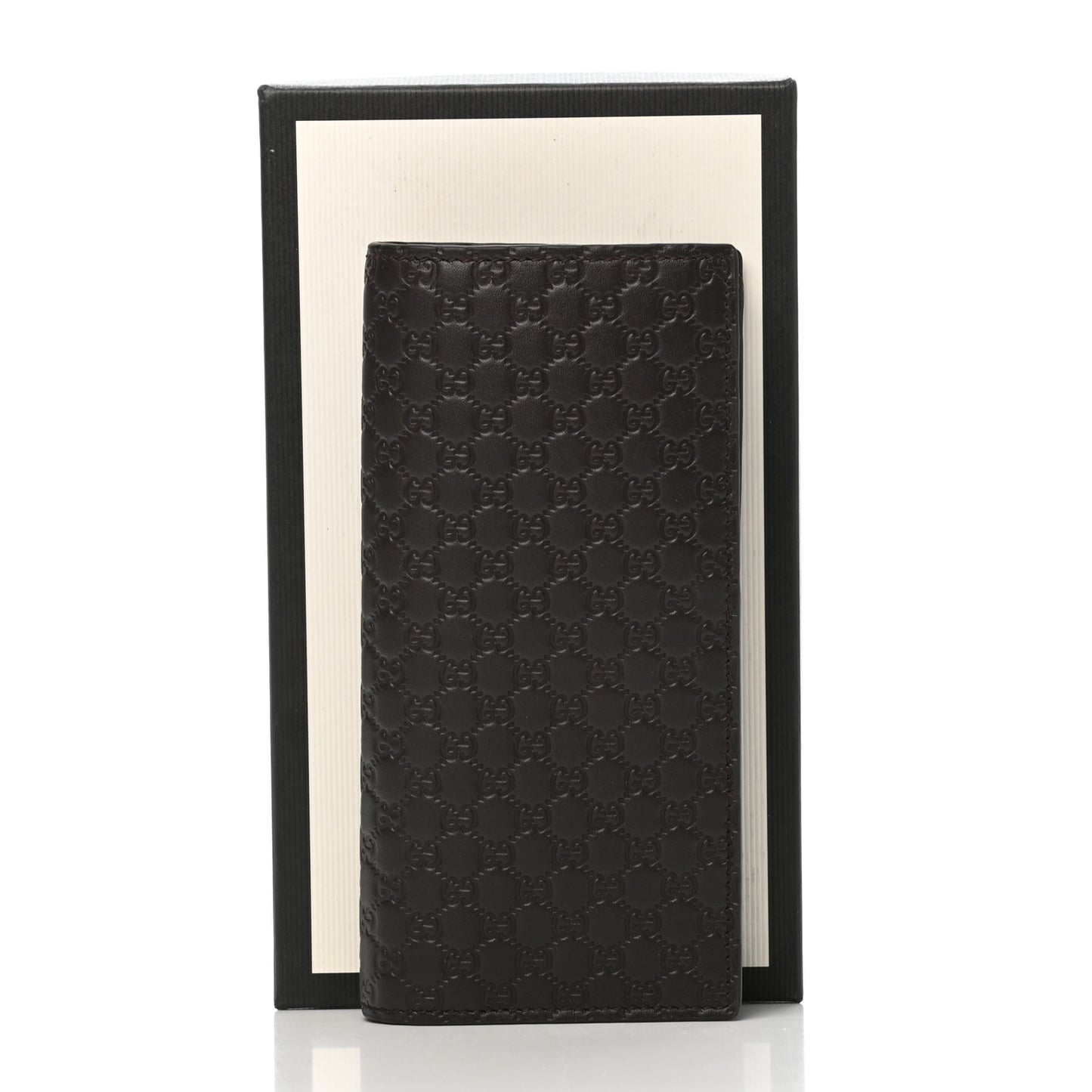 Microguccissima Bi-Fold Organizer Wallet Testa di Moro