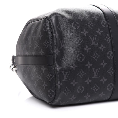 Louis Vuitton Monogram Eclipse Keepall Bandouliere 45 6 of 12