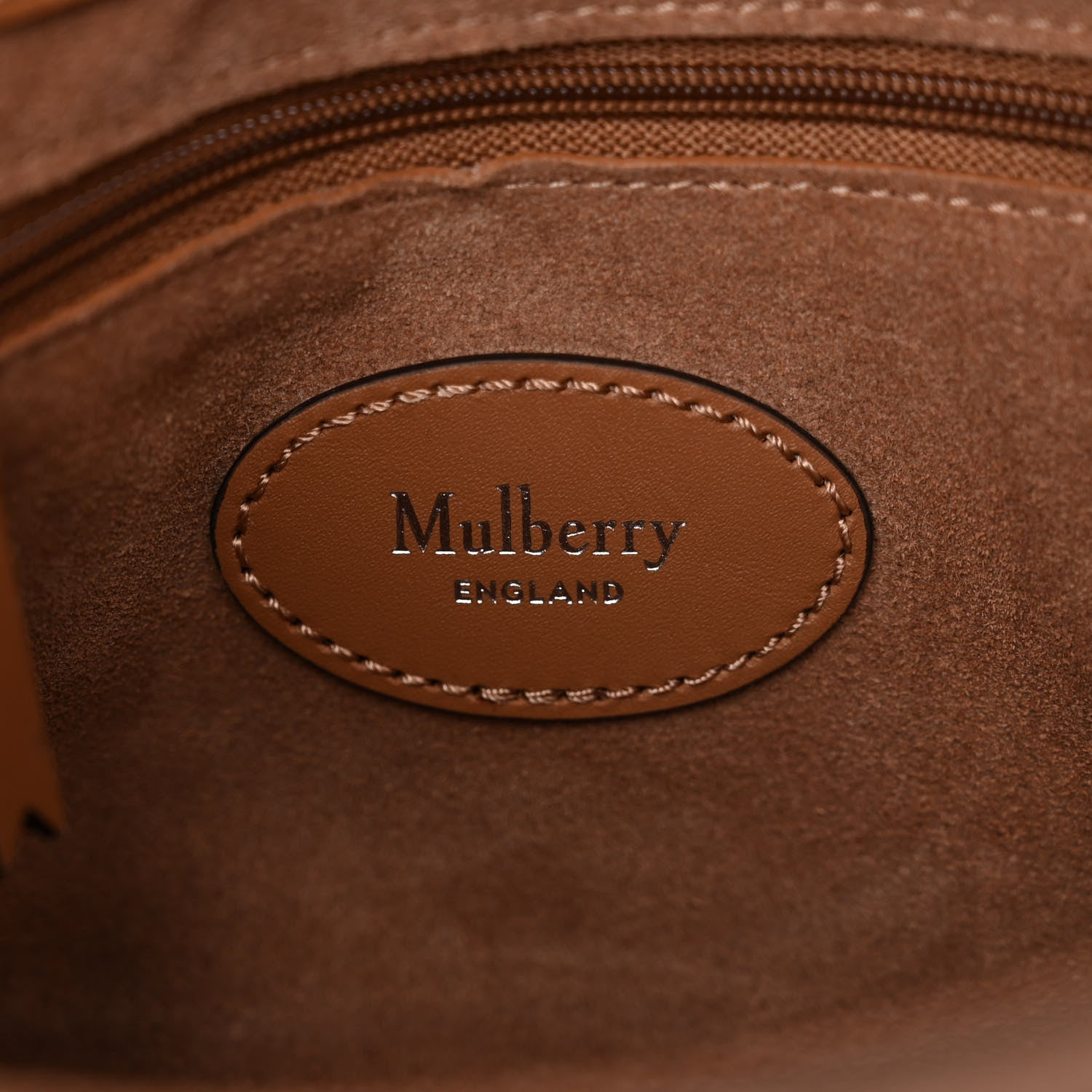 Mulberry Classic Smooth Mesh Calfskin Mini Alexa Teak 6 of 9
