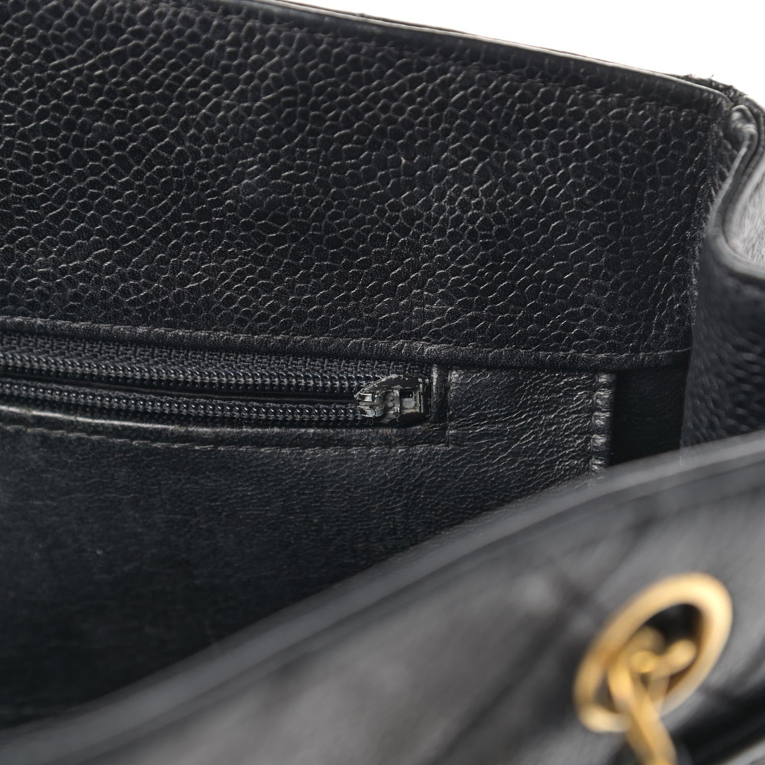 Chanel Caviar Quilted Flap Shoulder Bag Black 11 of 20