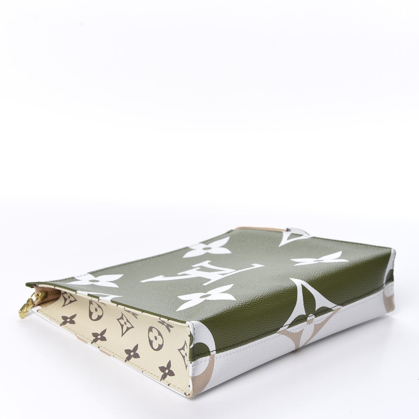 Monogram Giant Toiletry Pouch 26 Kaki