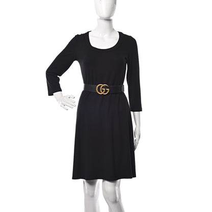 Gucci Calfskin Double G 40mm Belt 75 30 Black 2 of 7