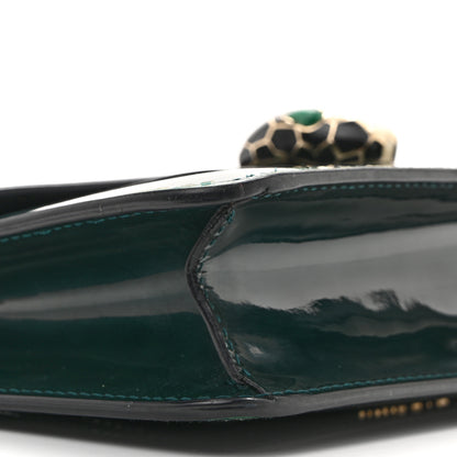 Bulgari Metallic Serpenti Forever Small Shoulder Bag Green 9 of 12