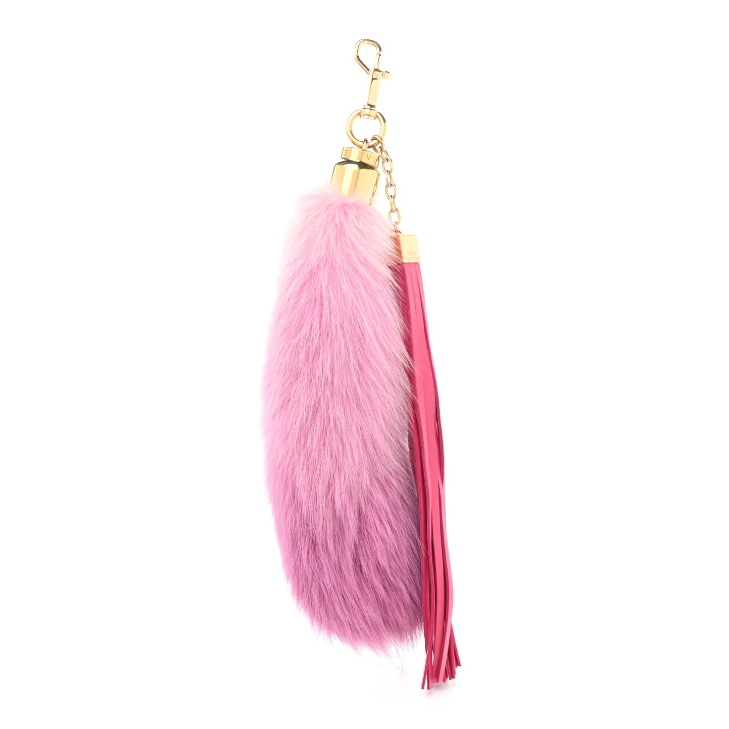 Fox Fur Foxy Bag Charm Rose