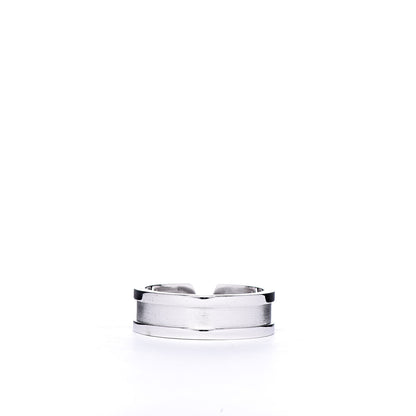 Cartier 18K White Gold 6.5mm C De Ring 56 7.5 3 of 6