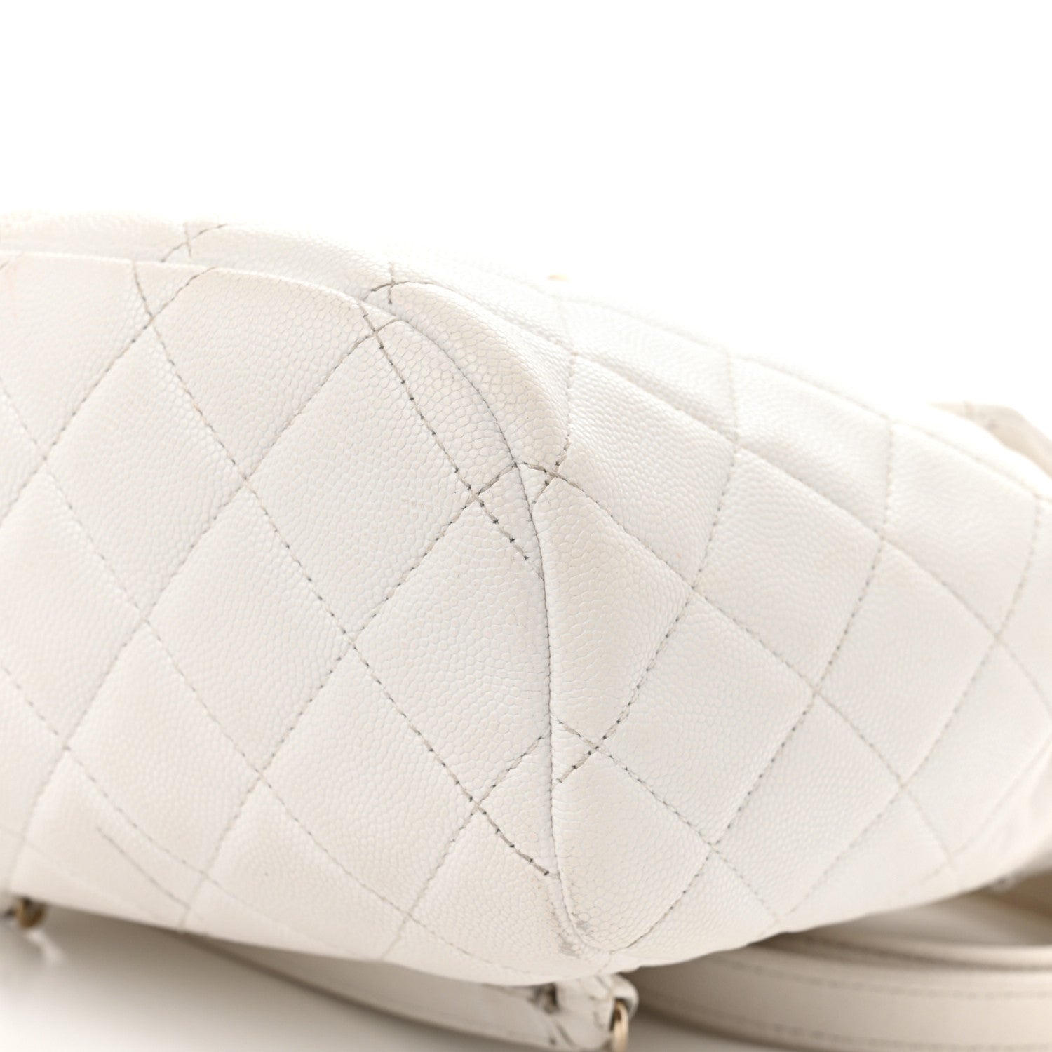 Chanel Caviar Quilted Mini Urban Spirit Backpack White 9 of 30