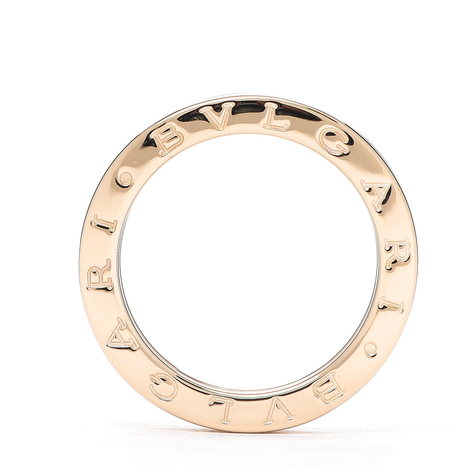 Bulgari 18K Yellow Gold B.Zero1 One-Band Ring 53 6.25 3 of 4