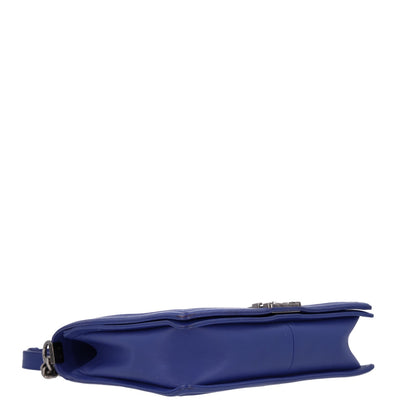 Chanel Calfskin Quilted Large Boy Flap Dark Blue 4 of 10