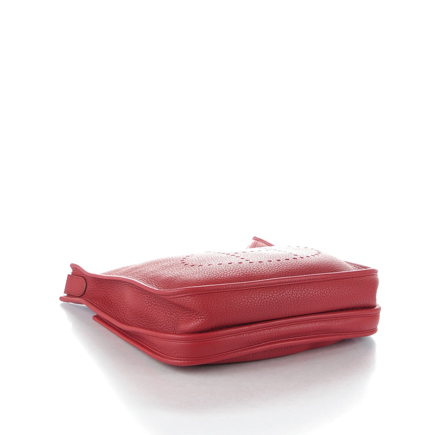 Hermes Taurillon Clemence Evelyne III PM Rouge Garance 4 of 7
