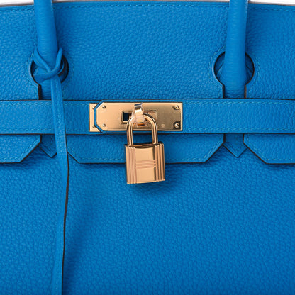 Hermes Togo Birkin 30 Bleu Zanzibar 34 of 37
