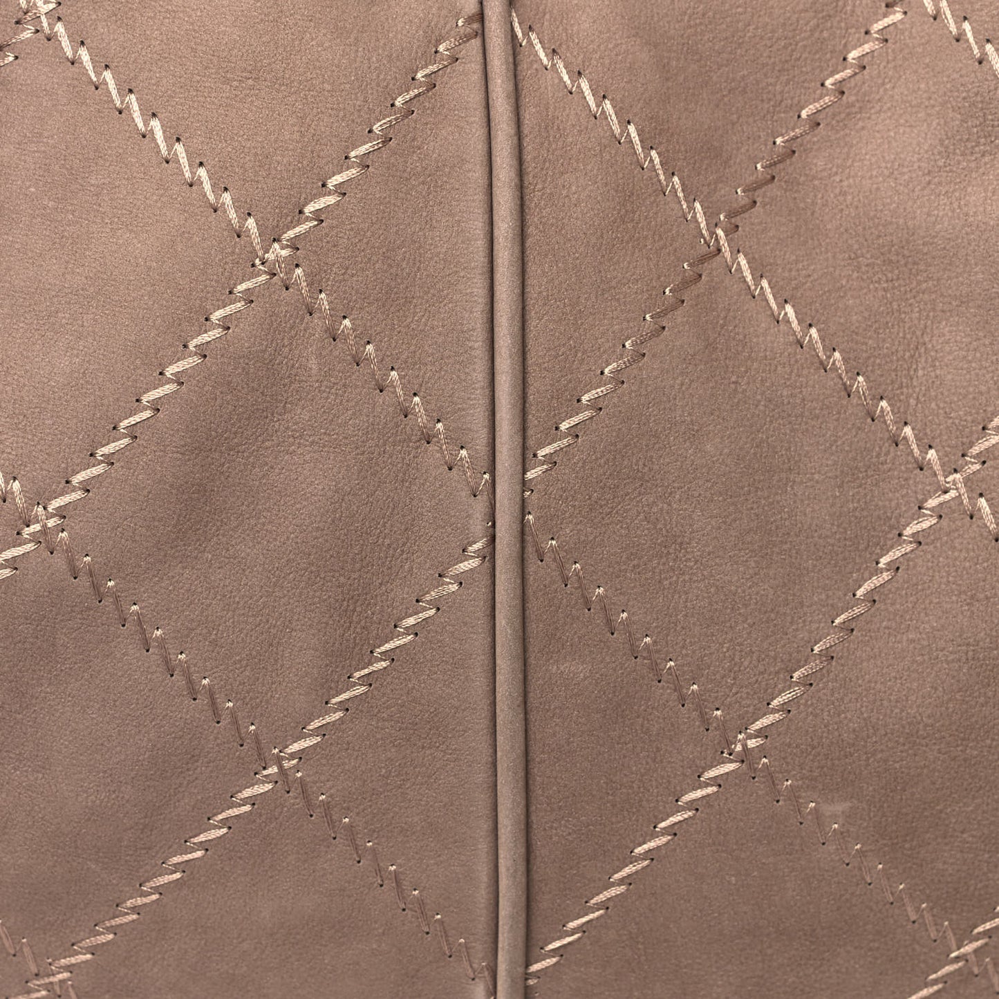 Suede Calfskin Ultimate Stitch Hobo Light Grey