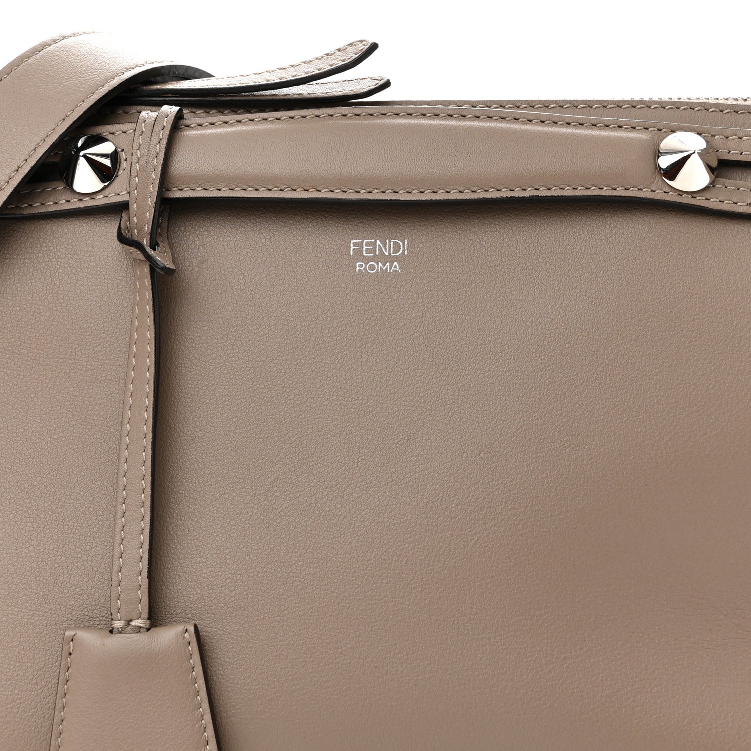 Fendi Vitello Dolce Medium By The Way Boston Bag Tortora 11 of 16