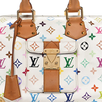 Louis Vuitton Monogram Multicolor Speedy 30 White 7 of 9