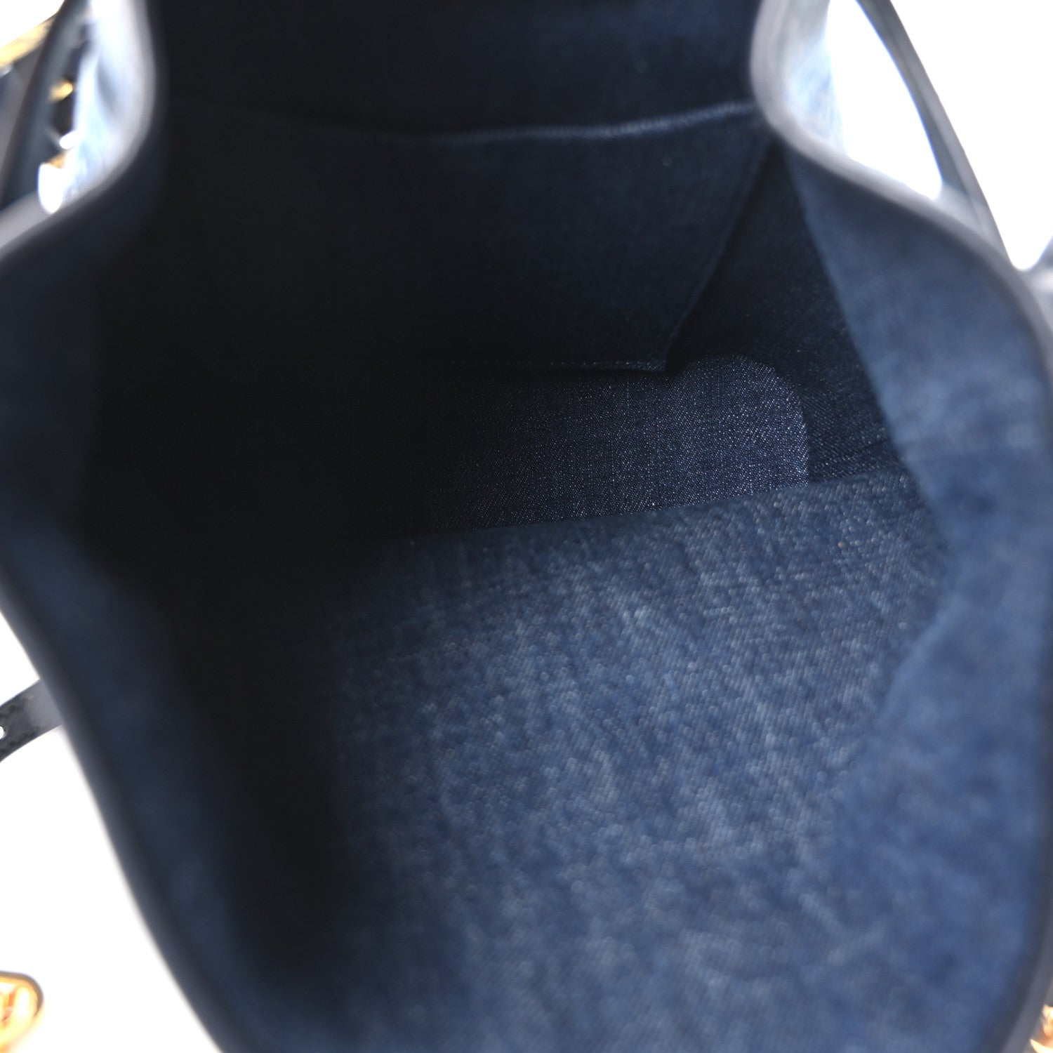 Christian Dior Denim Jacquard Oblique C'est Dior Bucket Bag Blue 5 of 9