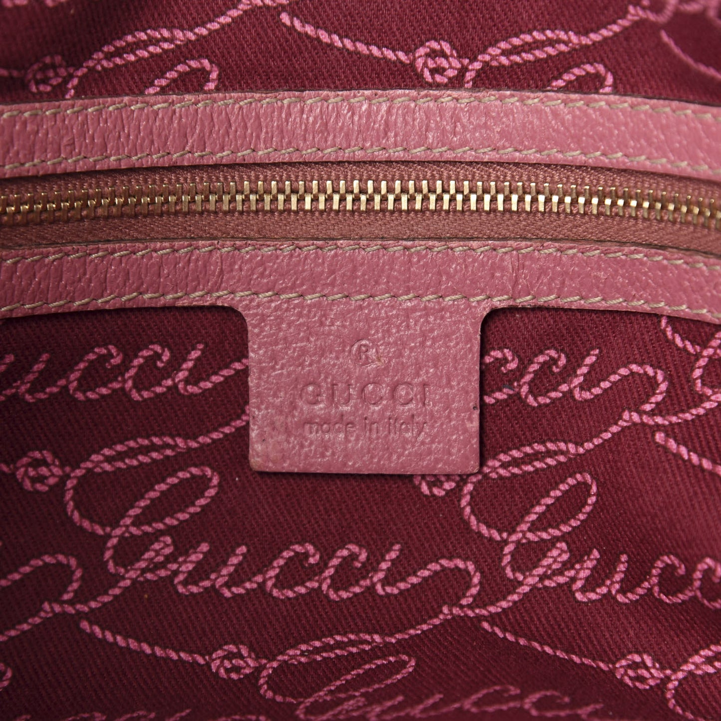 Monogram Charmy Shopper Tote Pink