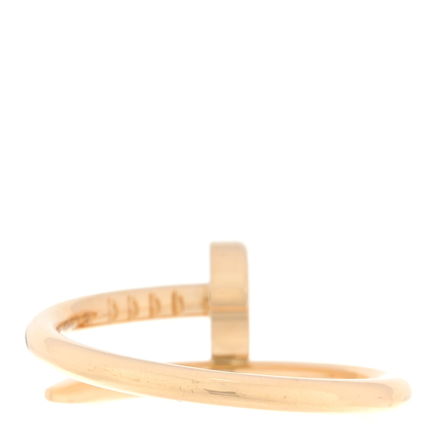 Cartier 18K Yellow Gold Small Juste Un Clou Ring 46 3.75 3 of 5