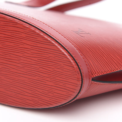 Louis Vuitton Epi Saint Jacques PM Castillan Red 9 of 13