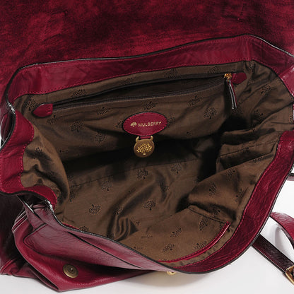 Mulberry Soft Buffalo Leather Oversized Alexa Conker 5 of 13