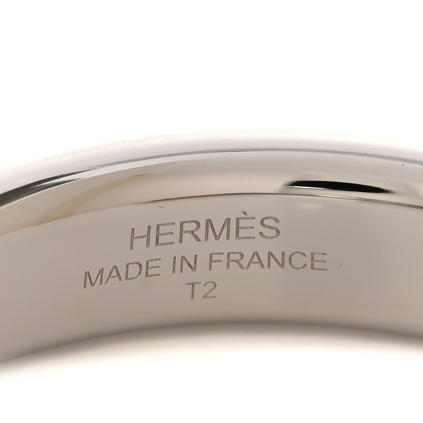 Metallic Chevre Chamkilight Olympe Bracelet T2 Silver
