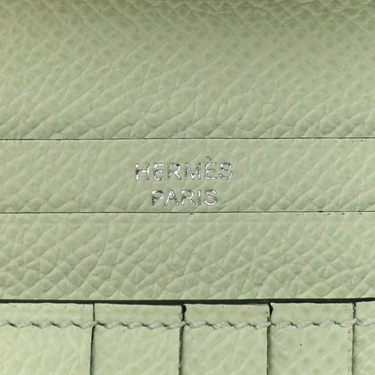 Hermes Epsom Bearn Compact Wallet Vert Fizz 6 of 9