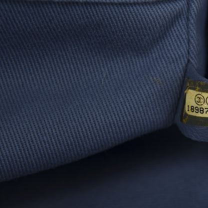 Chanel Canvas Medium Deauville Tote Light Blue 9 of 10