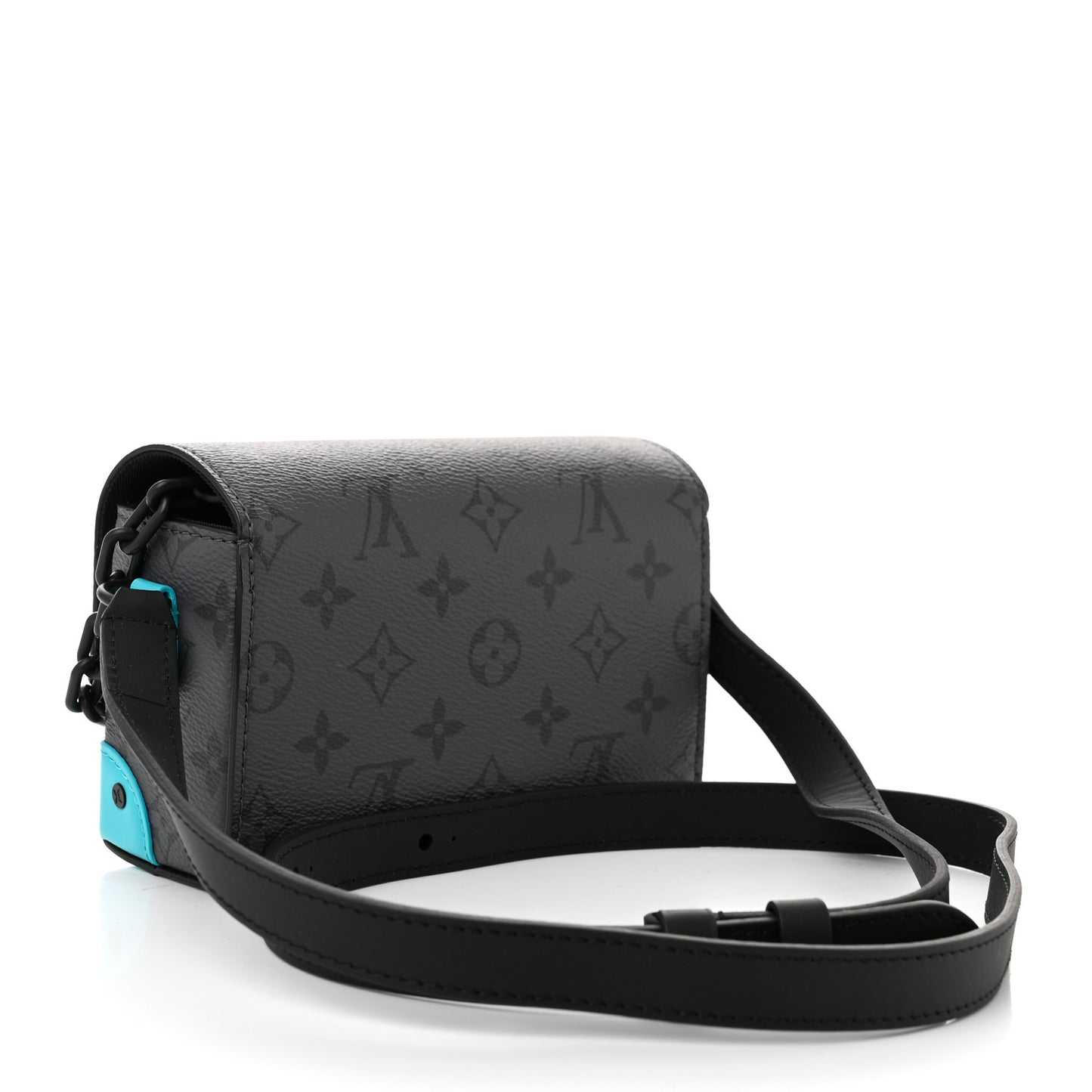 Monogram Gradient Steamer Wearable Wallet Turquoise