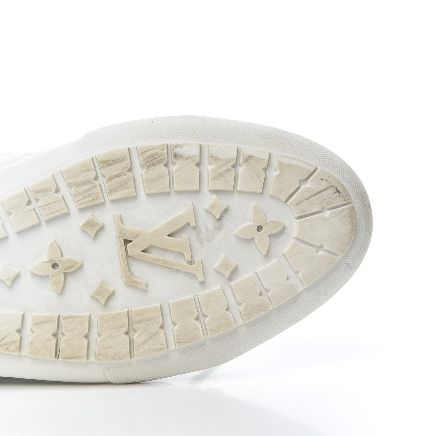 Louis Vuitton Calfskin Embossed Monogram Toucan Sneakers 38 White 14 of 19