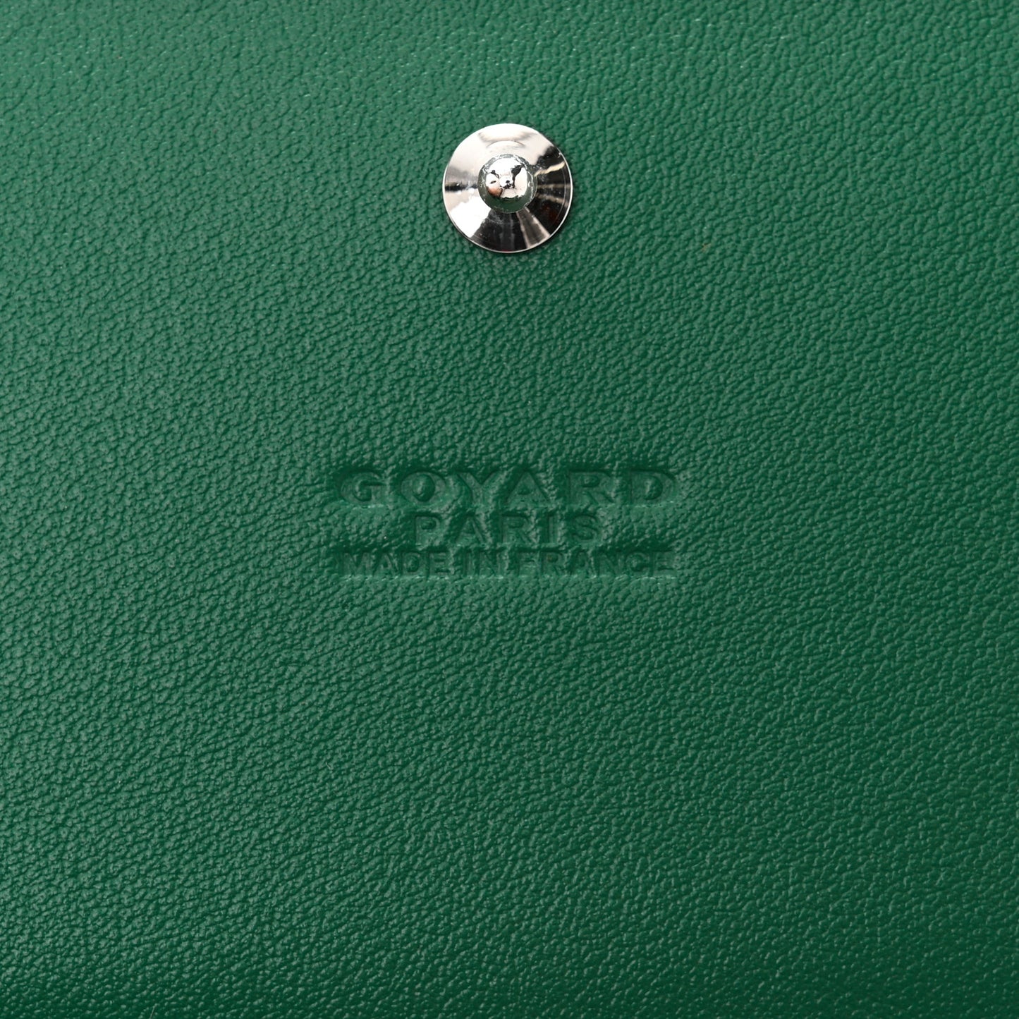 Goyardine Varenne Continental Wallet Green