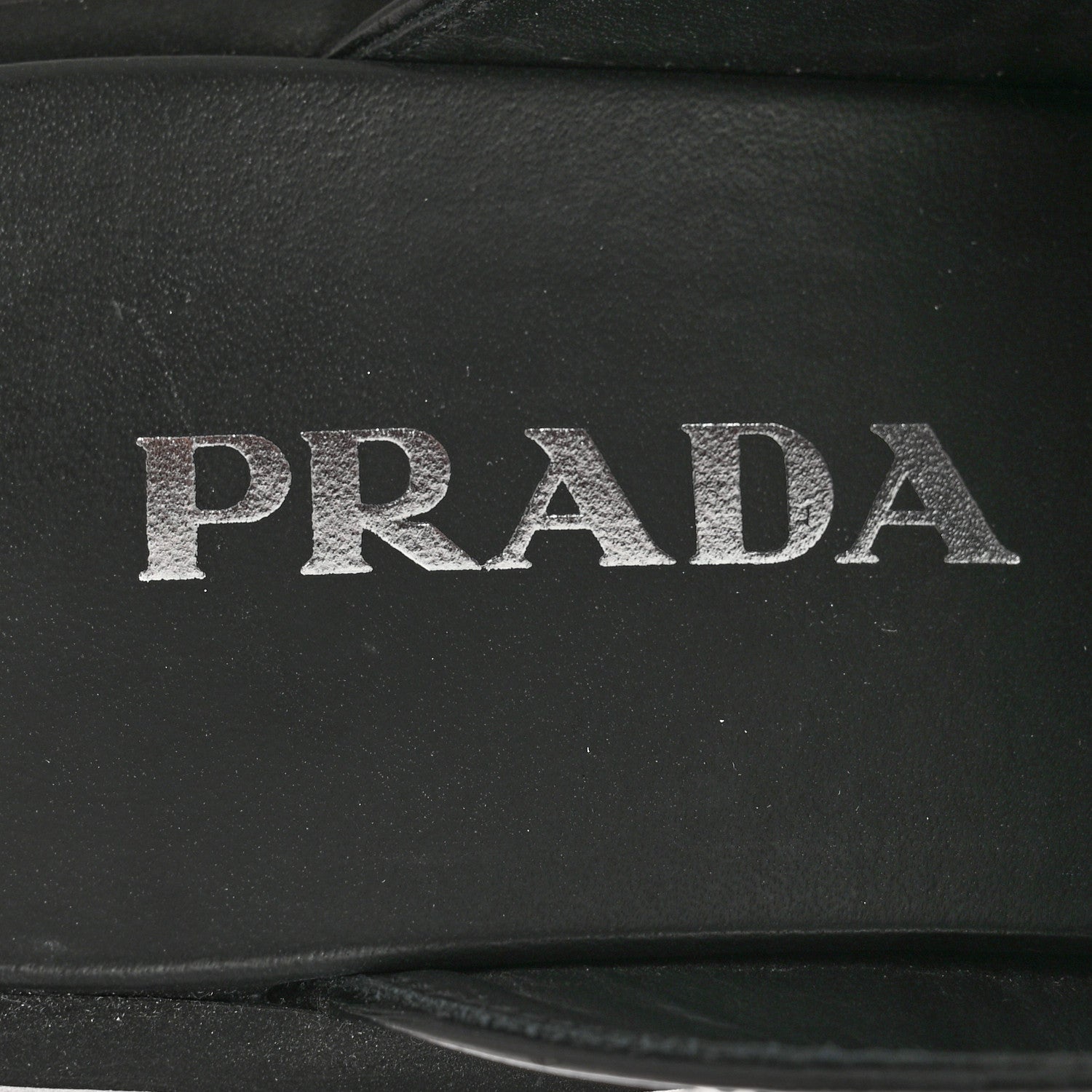 Prada Spazzolato Triangle 40mm Loafer Mules 37 Black 7 of 11