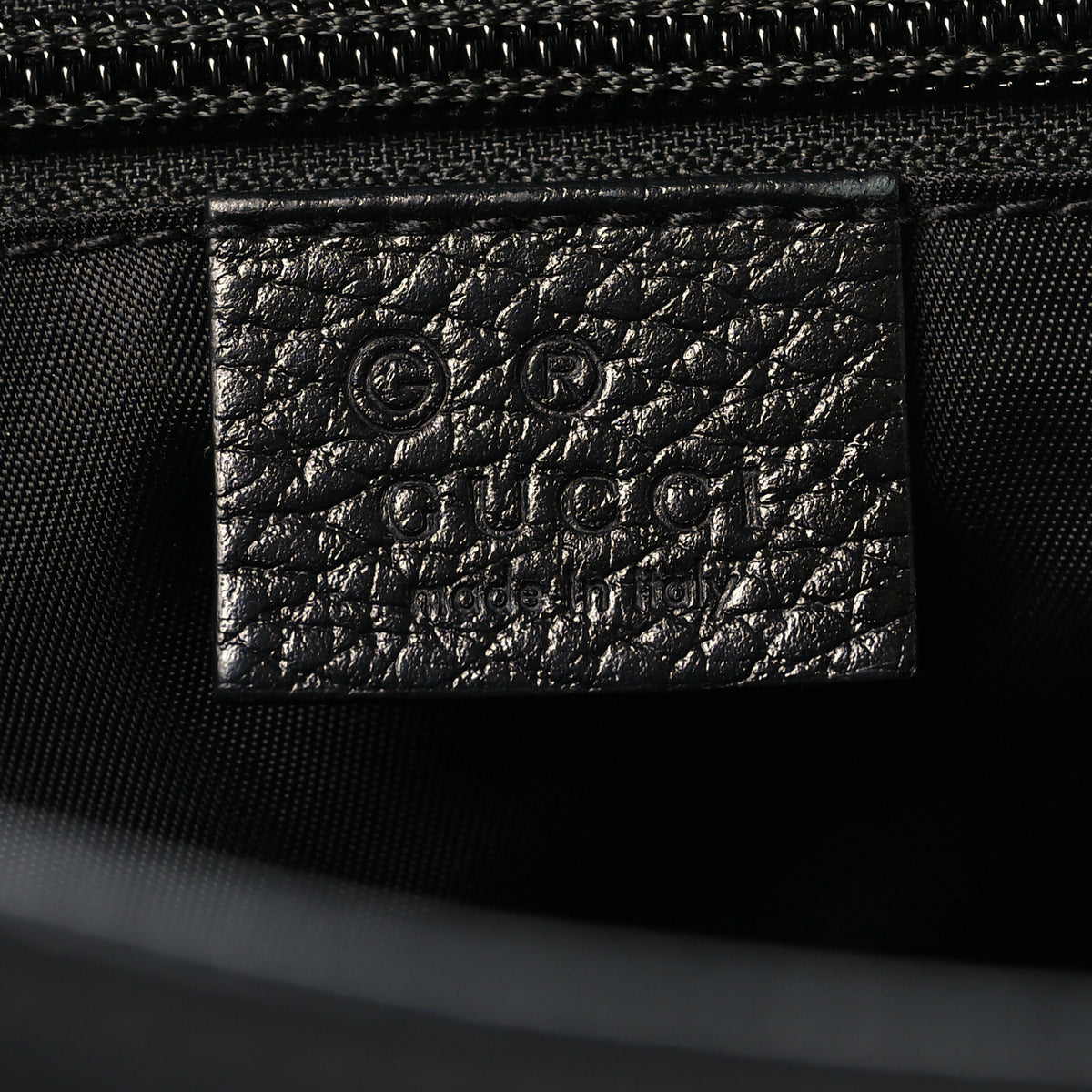 Gucci Nylon Monogram Double Buckle Flap Messenger Bag Black 5 of 9