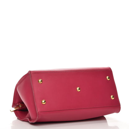 Saint Laurent Calfskin Small Classic Y Cabas Fuchsia 5 of 9
