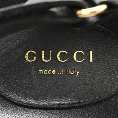 Gucci Nappa Charlotte Moritz GG Womens Dad Sandals 36.5 Black 8 of 12