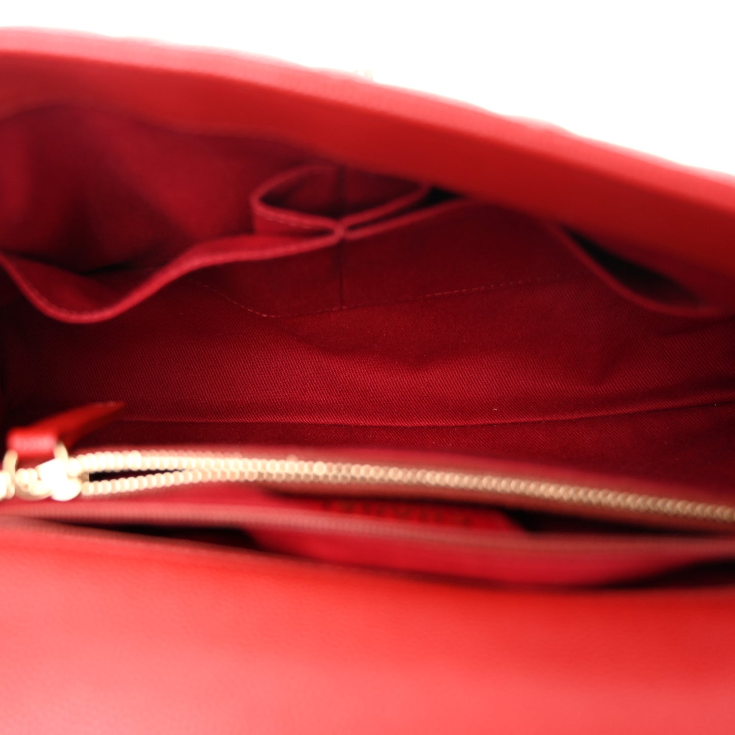 Caviar Lizard Embossed Quilted Small Coco Handle Flap Red
