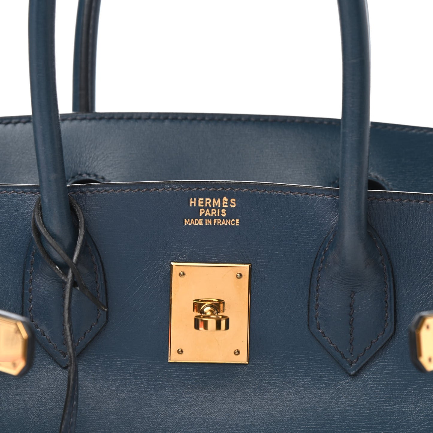 Box Birkin 30 Bleu Thalassa