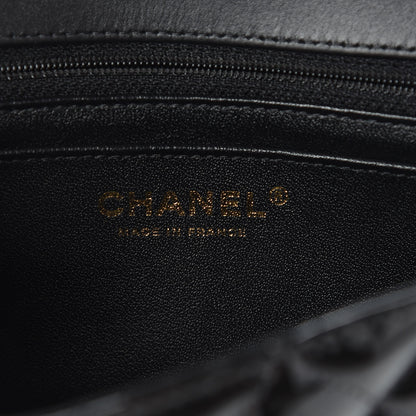 Chanel Patent Calfskin Quilted Mini Rectangular Flap Black 5 of 9