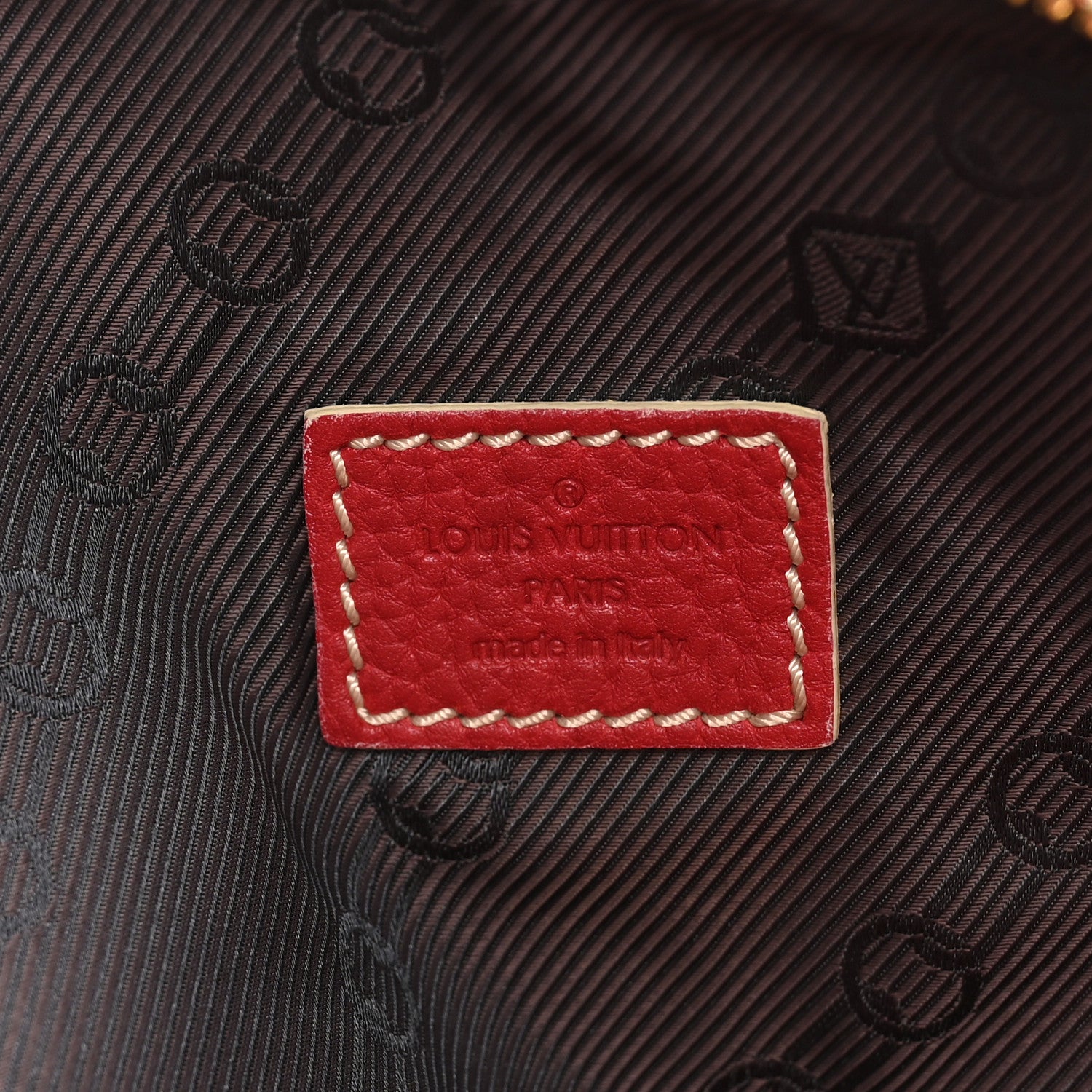 Louis Vuitton Tobago Calfskin Keepall 50 Red 5 of 8