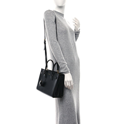 Saint Laurent Calfskin Baby Sac De Jour Black 3 of 12