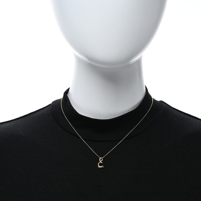 Tiffany 18K Yellow Gold Elsa Peretti Letter S Pendant Necklace 3 of 5